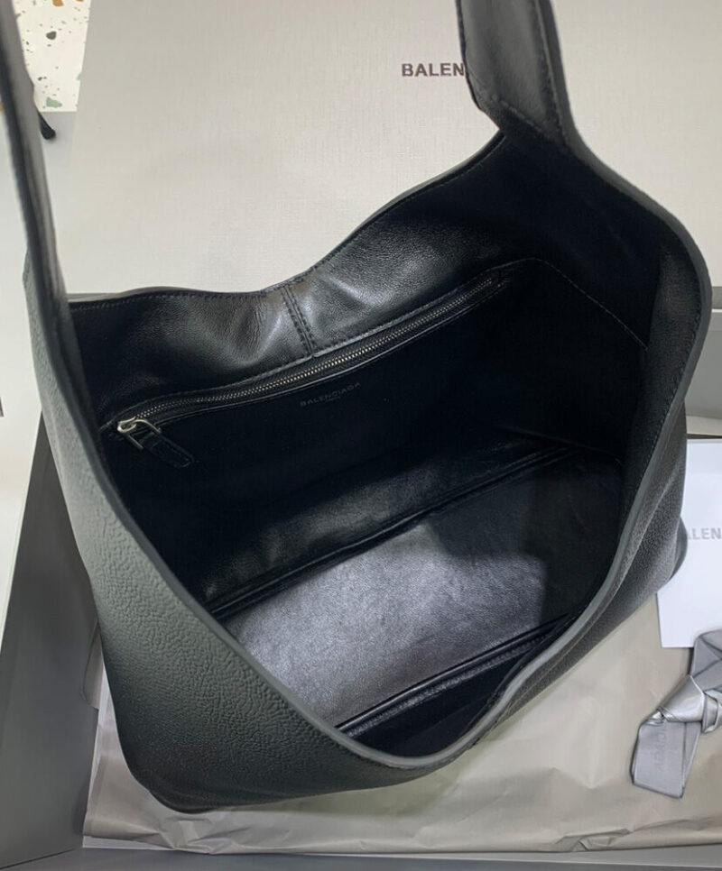 Balenciaga Locker Medium North-South Hobo Bag Black